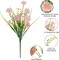 Artificial Flowers for Outdoors 6 Bundles Fake UV Resistant No Fade Flowers Faux Hanging Spring Flowers for Indoor Outside Planters Garden Porch Yard Window Home Summer Decor